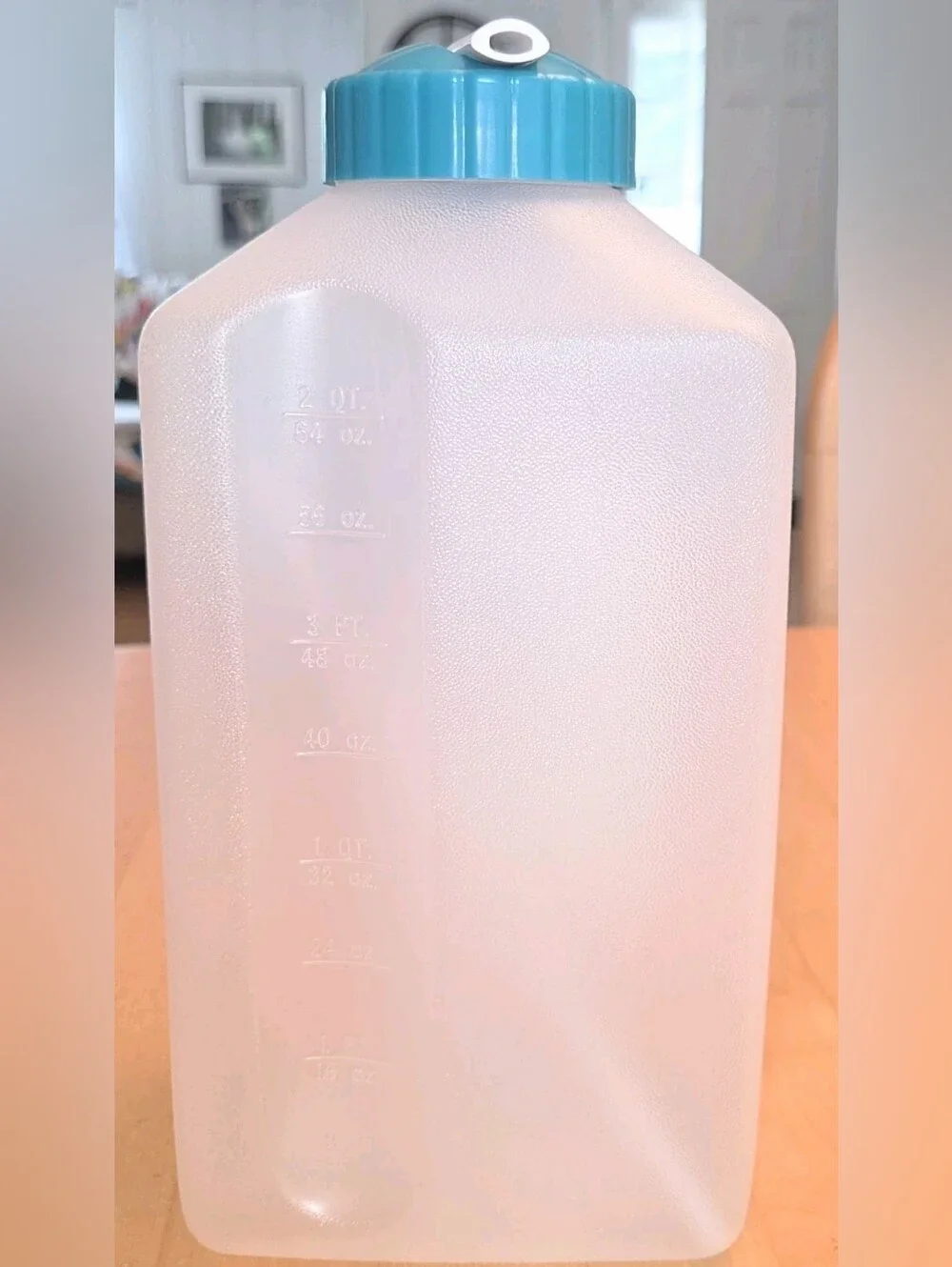 Rubbermaid 1995 NENWT Sippn Servin' Saver 2qt Leak Proof Water Straw Bottle 3092